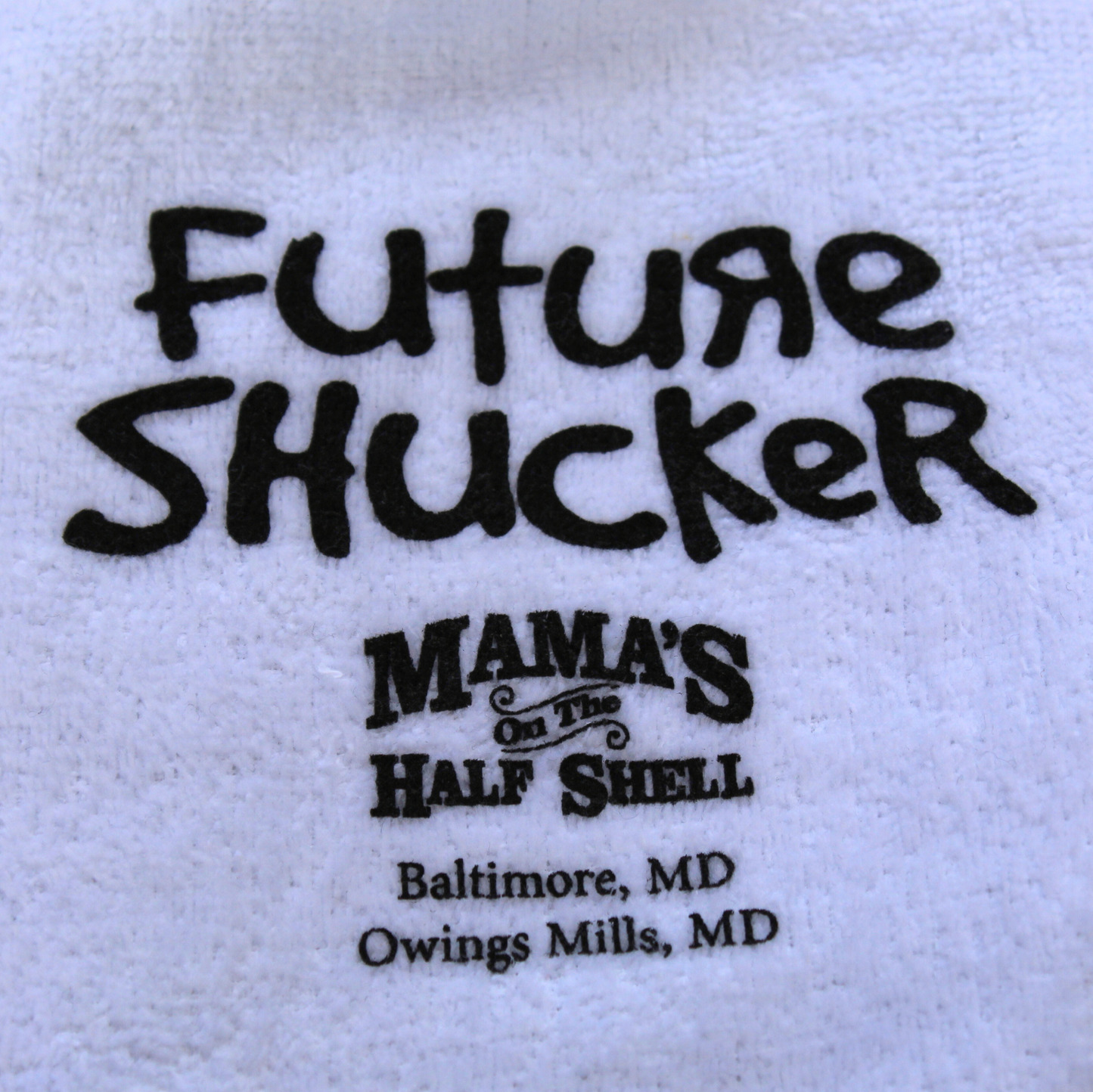 Future Shucker Bib Design