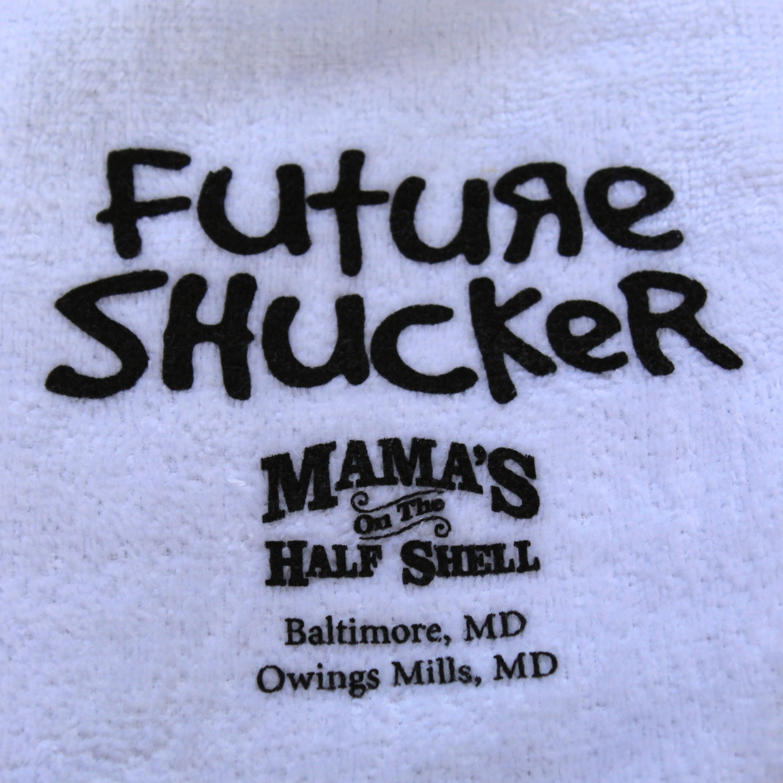 Future Shucker Bib Design